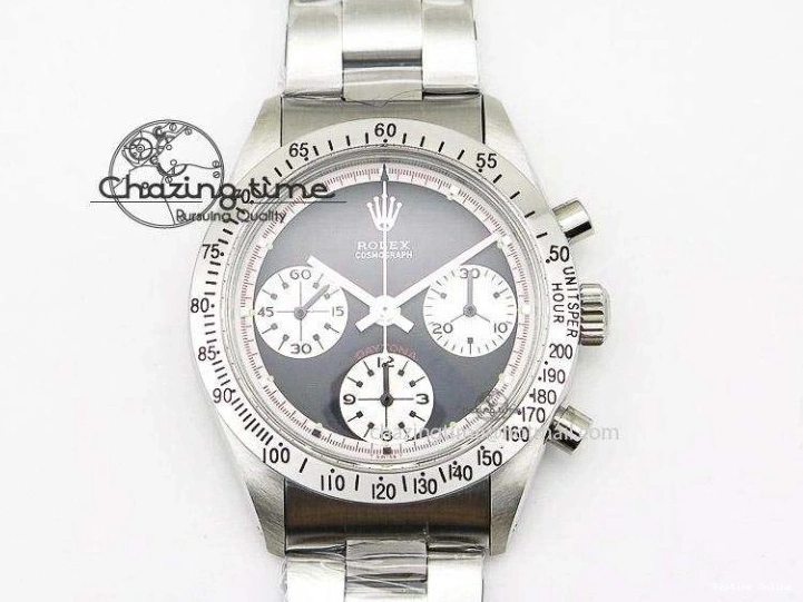 0418 TimelessDesign DAYTONA 116506 SS OMF BEST EDITION ICE BLUE DIAL ON SS BRACELET A7750 (SLIM MOVEMENT) 1811